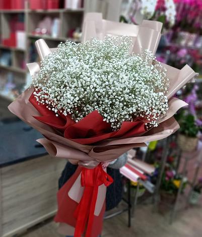 Букет цветов из: Гипсофила в Кузьмоловском