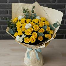 Букет цветов из:  Розы в Кузьмоловском