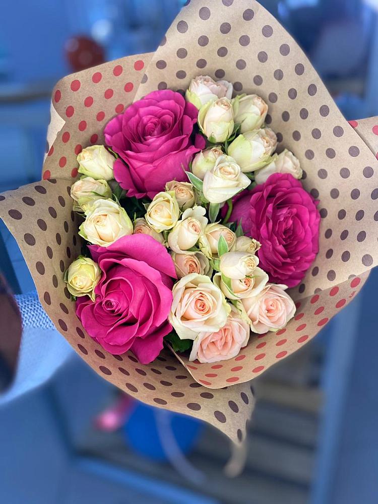 Букет цветов из: Розы в Кузьмоловском