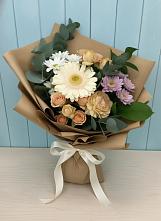 Букет цветов из:  Герберы и Хризантемы #REPLACE_PRED# Кузьмоловском