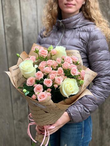 Букет цветов из: Розы в Кузьмоловском