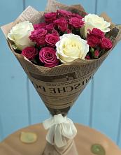 Букет Удивительный из роз в Кузьмоловском Букет цветов из: Розы в Кузьмоловском
