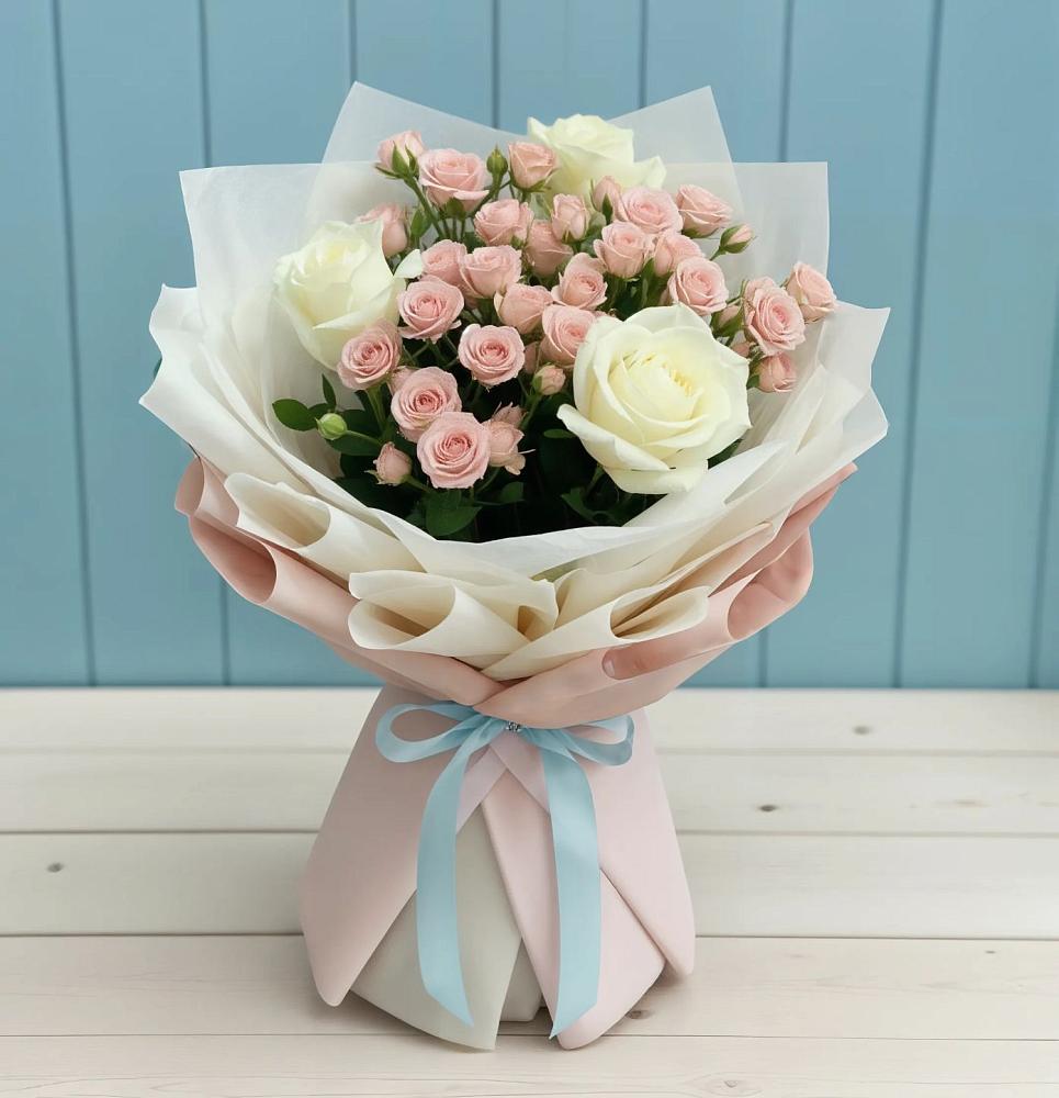 Букет цветов из: Розы в Кузьмоловском