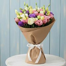 Букет цветов из:  Лизиантусы #REPLACE_PRED# Кузьмоловском