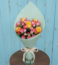 Букет Отличное настроение в Кузьмоловском Букет цветов из: Розы в Кузьмоловском